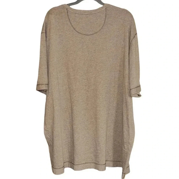 Tommy Bahama Jean VNeck Island Modern Fit Cotton Tan Tee Shirt Size XXL - Picture 4 of 7